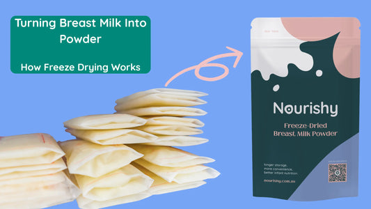 Nourish Turning Breast Milk Into Powder